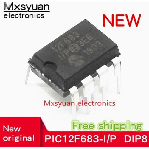 20PCS~100PCS/LOT PIC12F683-I/P PIC12F683 12F683 DIP8 New original