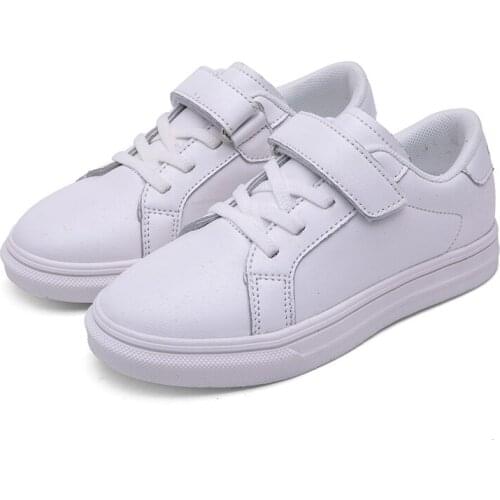 2020 New Children Trend Small White Shoes Low-top Flat Shoes Boys and Girls Casual Sports Shoes Children Running Shoes