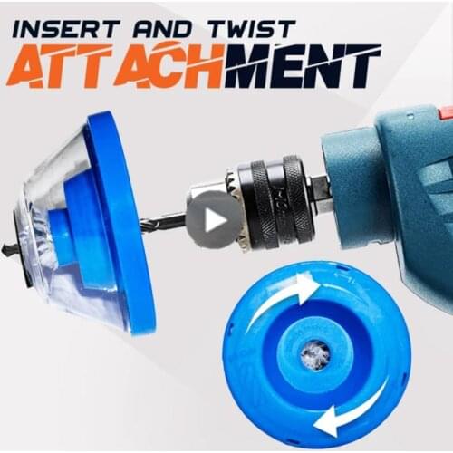 Power Tool Accessories Dust Collector Electric Drill Display Case For 4 - 10mm Power Tool Drill Bit For Home Reusable Woodwork