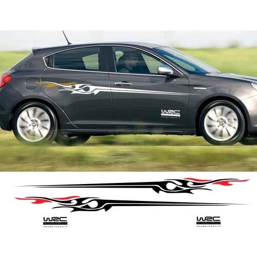 Car Door Side Stickers Wrap Sheet For Nissan Qashqai Juke Opel Astra OPC Mitsubishi Lancer Peugeot Renault Duster Accessories