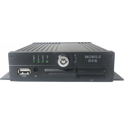 Chip AHD 1080P 4-channel taxi/truck local video surveillance host Support 256G SD card video Anti-vibration dust-proof