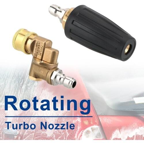 For Quick Connector Rotary Pivoting Coupler Jet Sprayer Car Cleaning Tools Turbo Nozzles Sprayer Car Pressure Washer Accessory