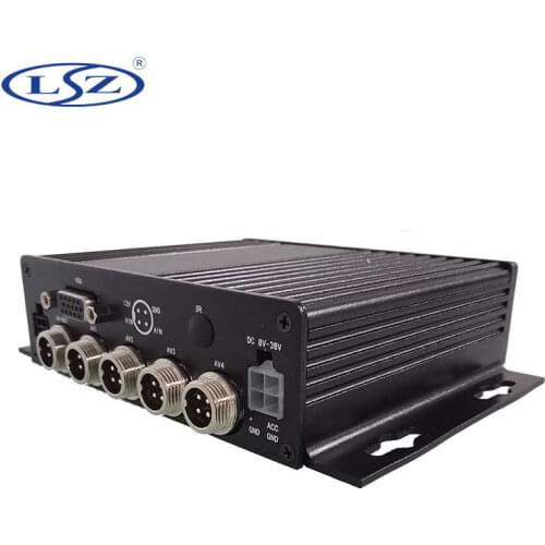 AHD 4-channel local video surveillance Mobile DVR 1080P 2 million HD pixels Supports reversing video triggering features