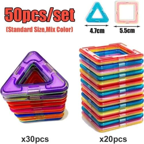 New Magnetic Designer Magnet Building Blocks Accessories Educational Constructor Toys For Children