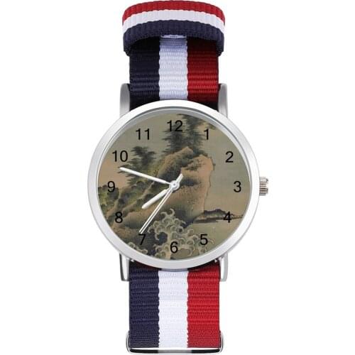 Hokusai Quartz Watch Design Boy Wrist Watch Fishing Classic Cheap Wristwatch