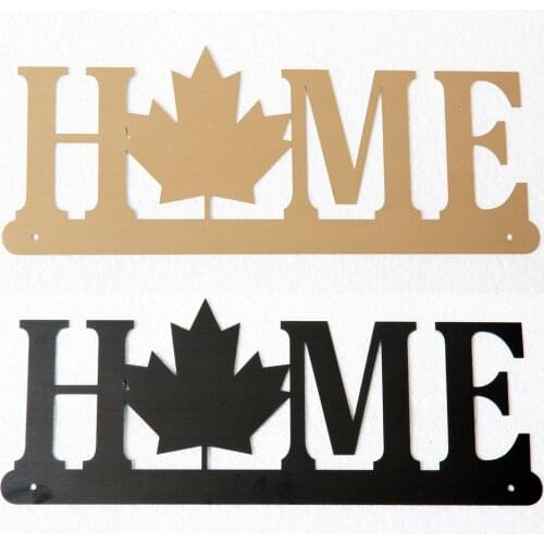 Metal Sign Word Steel Wall Decor Farmhouse Decoration Wall Art Decorations Room Rustic Vintage Door Laser Cut Out Home Words