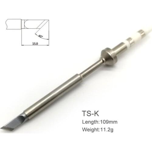 TS100 Mini Soldering Iron Digital Soldering Iron Tip Replacement Bit Head B2 BC2 C4 D24 K I Ku ILS C1 Lead Free