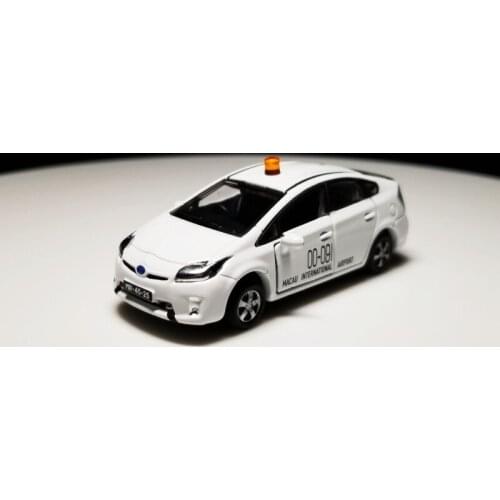 1:64 TOYOTA PRIUS WHITE Alloy model Vintage car Metal toys for childen kids diecast gift