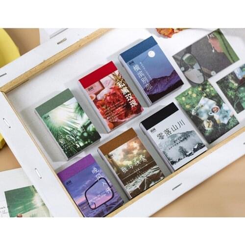 50 Sheets Note Stickers Sticky Hand Account Material For DIY Scrapbooking Junk Journal Planner Label Decoration