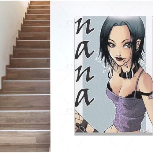 Anime Nana Band Black Stones Posters Canvas Art Poster and Wall Art Picture Print Modern Family Bedroom Decor Posters