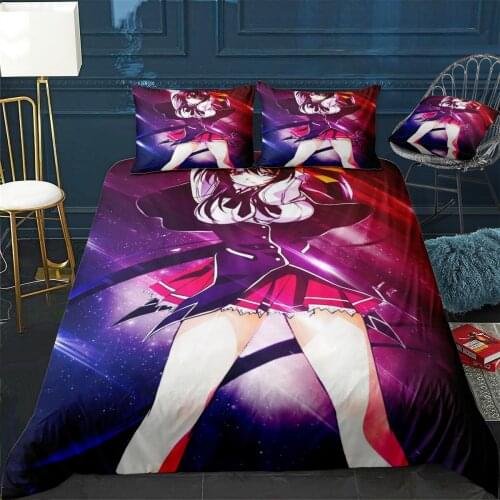 High School DxD Poster Duvet Cover Comfortable Quilt Home Decora Design Universal Bedding Set Bedclothes+Pillowcase 3pcs