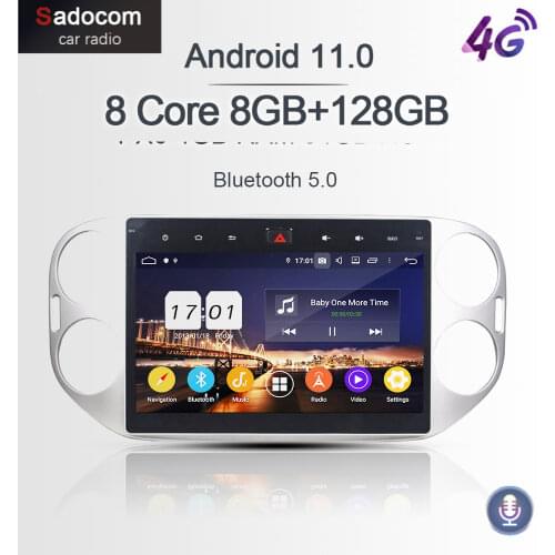 PX6 IPS DSP 10.1" Android 10.0 4G 64G ROM 4GB RAM Car DVD Player GPS RDS autoradio wifi car radio For VW Tiguan 2013 2014 2015