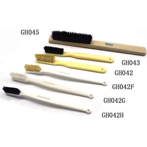 1PCS Jewelry Bristle Brush Cleaning Brushes With handle Pig Hair Nylon Jewelry Tools & Equipments