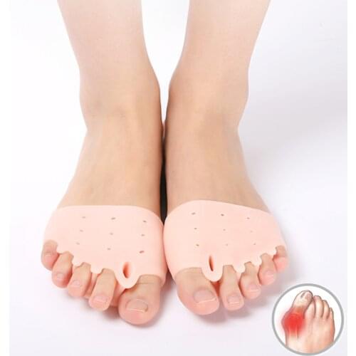 Silicone Bunion Corrector Toe Separators Foot Corrector Straightener For Toes Haluksy Calluses Pad Hallux Valgus Corrector