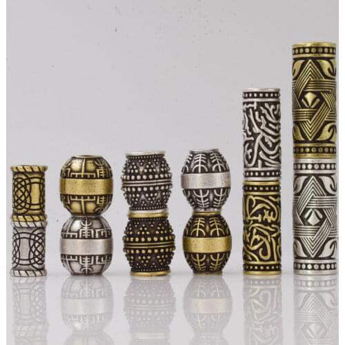 Norse Viking Rune Metal Bead Mix Bracelet Necklace DIY Vintage Beading Charm Making Jewelry