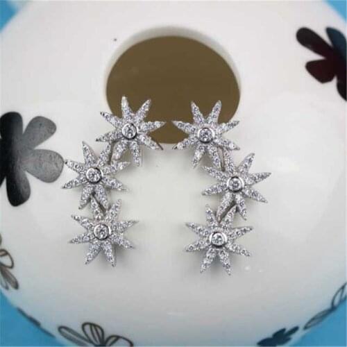 Xb158 Luxury Designer Fashion shinning European style Jewelry leaves shaped dress wedding party bb