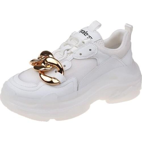 Womens Mesh Metal Chain Pearls Lace Up Sneakers Round Toe Sport Casual Shoes Athletic Breathable White Pink New Summer 2021