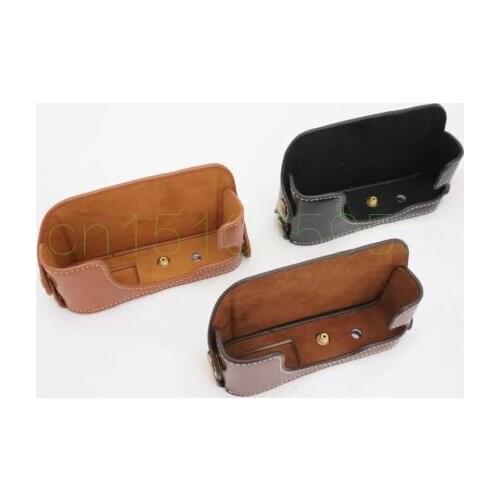 PU Leather Hard Camera Bag Half Body Case Fits For Sony DSC-RX1 RX1R rx1 rx1r Bottom Half Body Set Camera