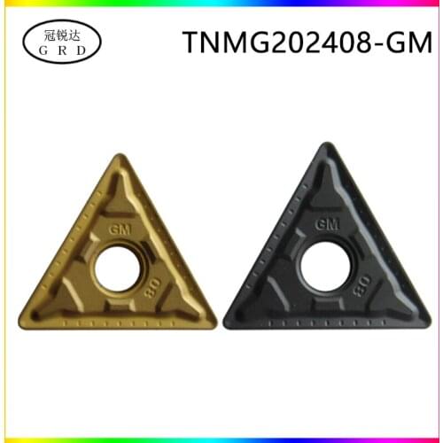 10pcs/box tnmg220408-gm inserts is suitable for semi-finishing of steel, stainless steel and cast iron materials tnmg2204 gm