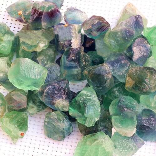 100g Natural Rare Fluorite Crystal Stone Rock Gravel Specimen Home Decor