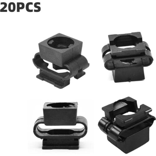 20pcs Undertray Engine Under Cover Fixing Clips Shield Trim Panel Screw For Audi A3 A4 A6 A8 TT Auto Repair 4A0805163