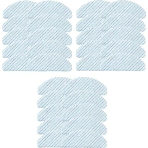 30Pcs for Ecovacs Deebot Ozmo T8 Aivi T8 MAX Robot Vacuum Cleaner Disposable Powerful Cleaning Cloth Mop Cloth