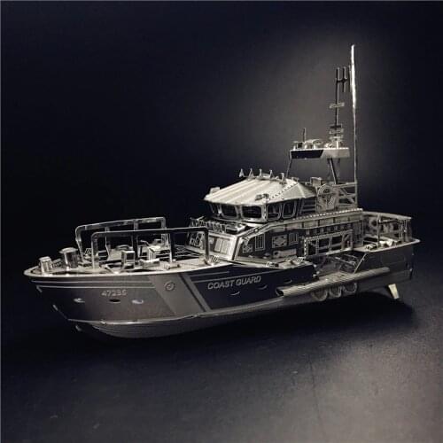 MMZ MODEL NANYUAN 3D Metal kits DIY Puzzle Assembly Model LIFEBOAT C22201 1:100 2 Sheets Stainless Steel Creative toys gift