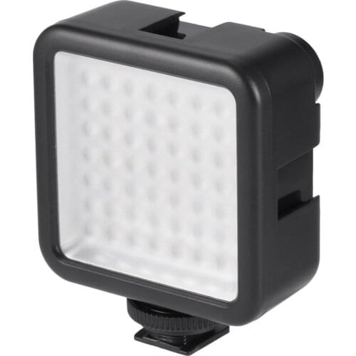 5.5W 800lm 6000K Mini Portable Long Life 49 LED Video Light Lamp Photographic Photo Lighting for Camera Photography