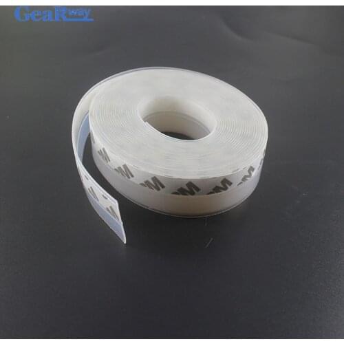 5Meters Seal Strip Silicon Rubber Sealing Strips for Window Door Self-adhensive 25/35/45mm Transparent Brown Seal Strip