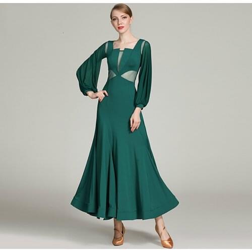 Ballroom Dancing Dress Woman Modern Waltz Tango Dance Dress Standard Ballroom Competition Costume