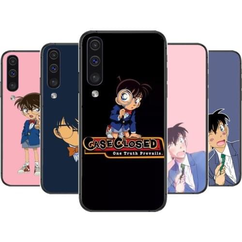 Detective Conan Cover Phone cover hull For SamSung Galaxy S8 S9 S10E S20 S21 S5 S30 Plus S20 fe 5G Lite Ultra black soft case