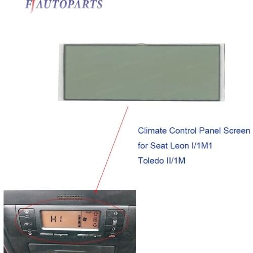 Air Conditioning LCD Display Screen For Seat Leon Toledo Heating Climate Control Panel Pixel Repair