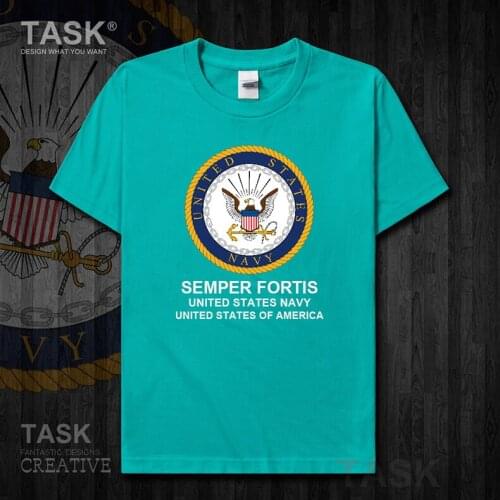 KIDS USA Navy outdoor cotton hiking short sleeve t-shirt boys girls military uniforms special forces O-neck sports tshirts
