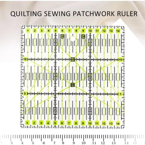 Quilting Ruler Transparent Plastic Patchwork Ruler Patchwork Ruler Drawing Stationary Measuring Tools DIY Craft Sewing Tools