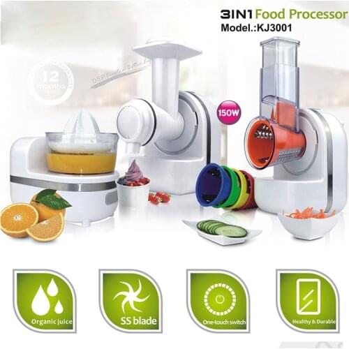 Multifunctional food Processing machine Electric Slicer Chopper juicer fruit vegetable Grater blender Ice crusher mixer 3 in 1