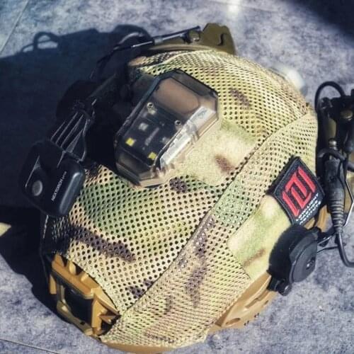OPSMEN Survival Flash Light Multi-function Practical Waterproof & Seismic IR Light Frequency for Helmets & Molle