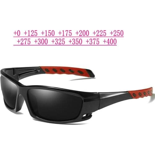 Multifocal Sports Sunglasses Men With Diopters Bifocal Metal Square Reading Glasses Fashion Men Women Presbyopia Glasses NX