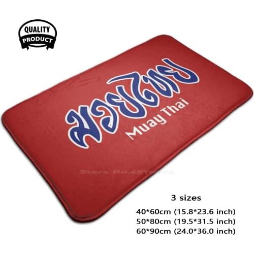 Muay Thai Graffiti 3D Soft Non-Slip Mat Rug Carpet Foot Pad Muay Thai Muaythai Thai Boxing Toi Muay Muay Art Of Eight Limbs