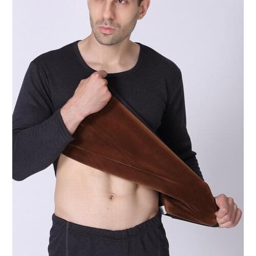Underwear Factory direct selling winter men thick pure cotton super obese plus velvet warm comfortable plus size XL-7XL