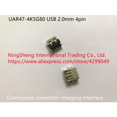Original new 100% UAR47-4K5G80 USB2.0mm 4pin continuous connector charging interface