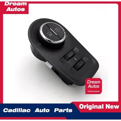 Original new headlight switch headlight adjustment switch headlight switch button for Cadillac SRX 10-16