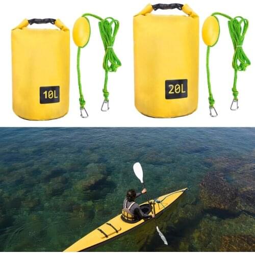 2 in 1 Sand Anchors & Waterproof Dry Bag with Adjustable Buoy for Kayak Jet Ski Rowing and Paddle Board