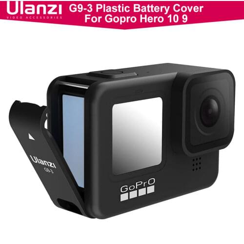 Ulanzi G9-3 Plastic Battery Cover For Gopro Black 9 Type-C Charging Port Removable Battery Lid Cover for Gopro 9 Accessories