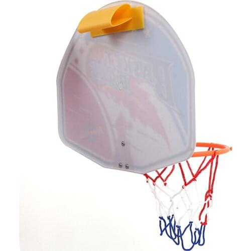 27*21 cm mini Plastic Basketball Hoop Toy Mini Inflatable Ball Pump Backboard Rim Children Kids Wall Game b