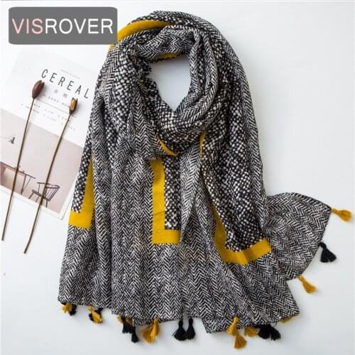 Beach scarf luxury brand viscose big scarf hijab natural dot with borde print scarf hair womens scarfs fashionable spring scarve
