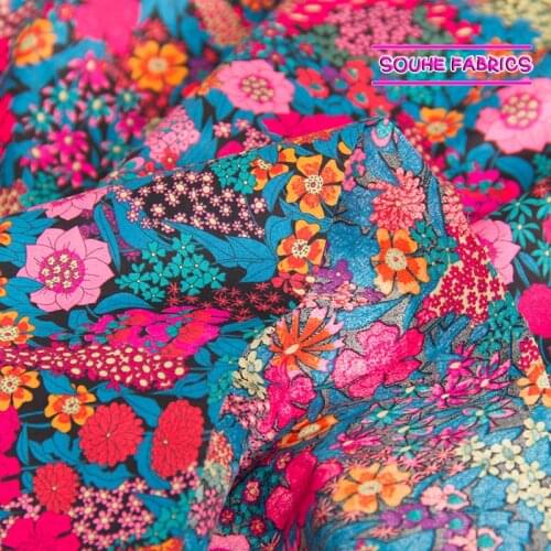 Half-Meter Liberty Fabrics Tana Lawn Cotton Floral Ciara Clothing Fabrics