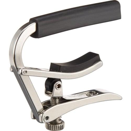 Shubb S1 Deluxe Stainless Steel Guitar Capo for Steel String Guitars, Made in USA Capotraste