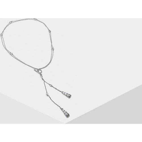 Amorita boutique Stylish and elegant double drop necklace