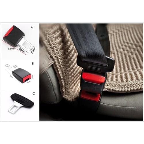 Car seat belt Lock plug extension joint universal buckle head for Ford Expedition EcoSport Kuga F-Series Escape