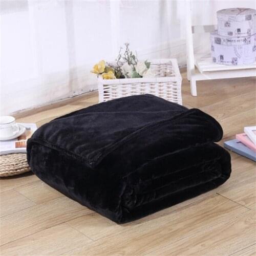 70*100cm Flannel Comfortable Household Blanket Autumn And Winter Super Soft Keep Warm Sofa/Baby Blanket Diapers Swaddle Wrap